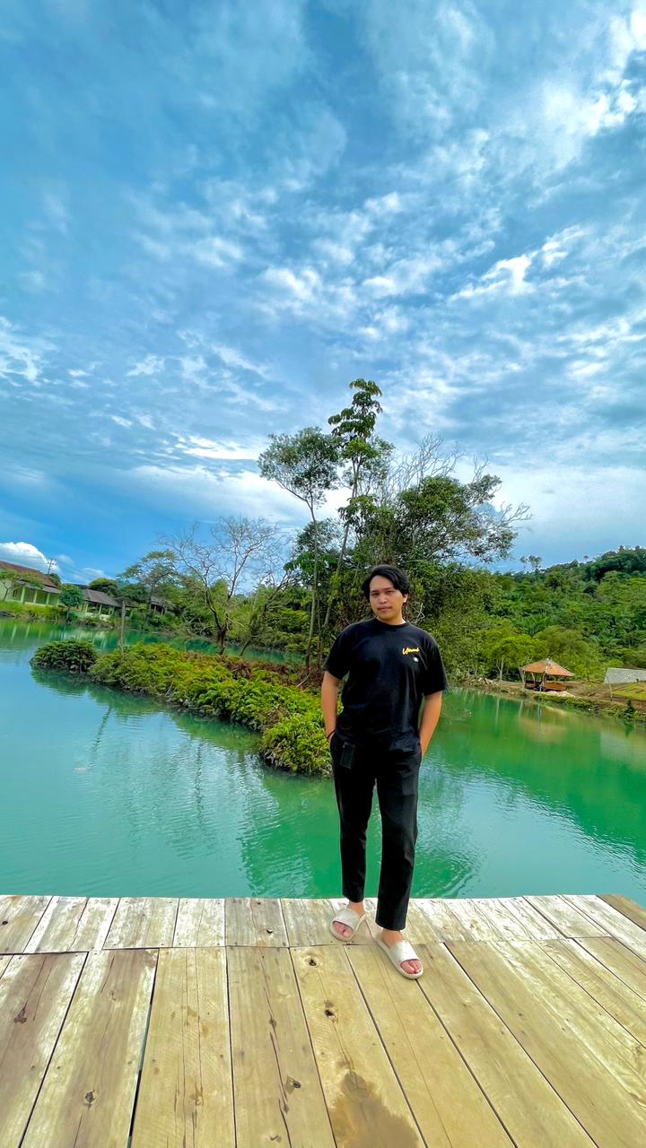 Green lake in Lampung